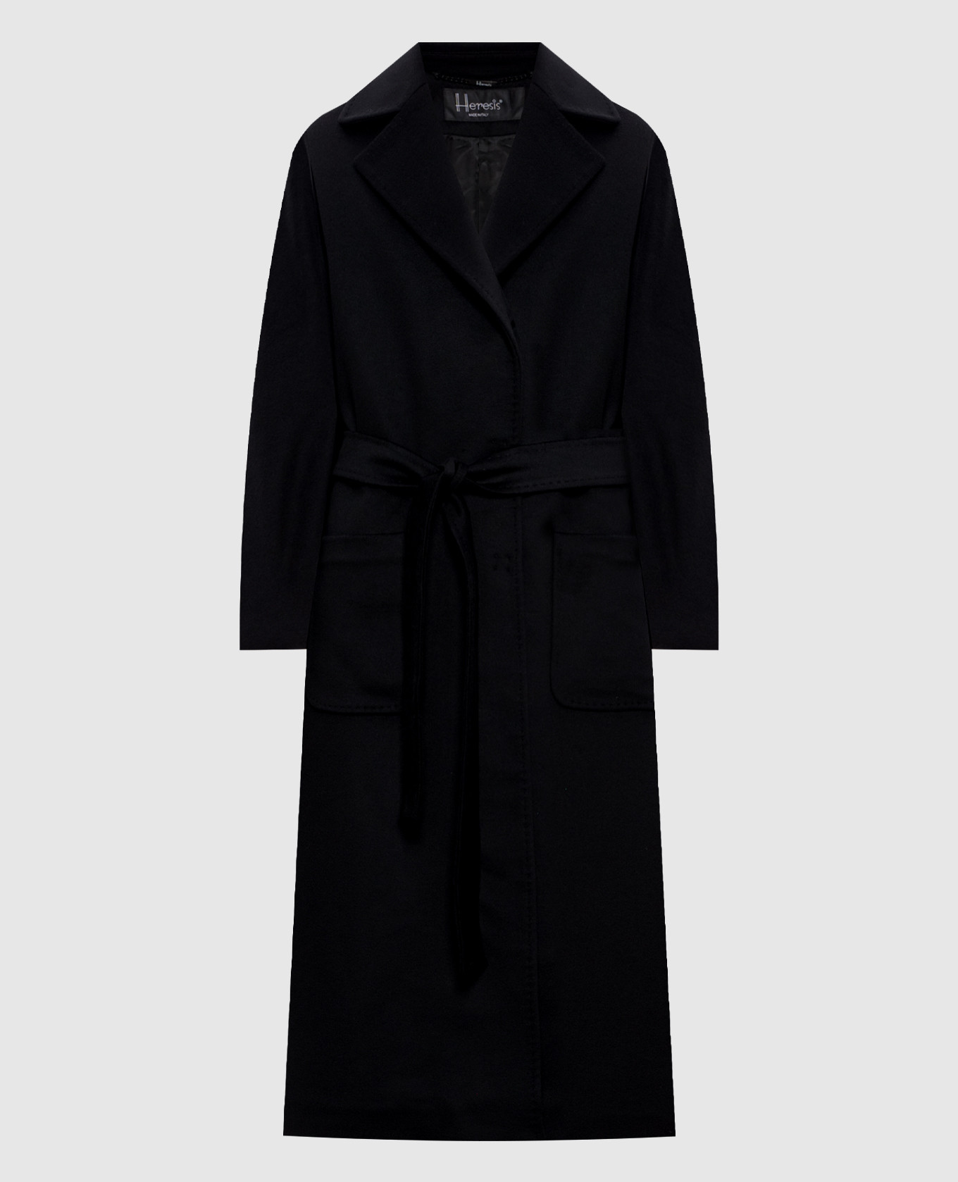 

Black wool coat Heresis