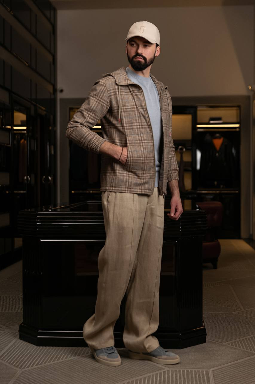 

Blue silk jumper ISAIA, Light blue