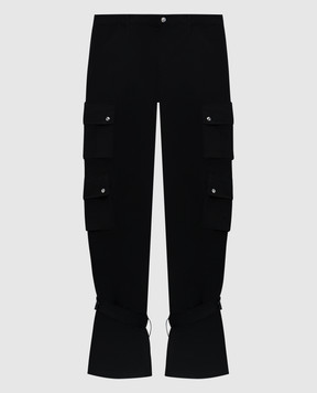 Rhude Black cargo jeans RHFW24PA11012