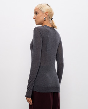 JOSEPH Gray cashmere jumper JF009249
