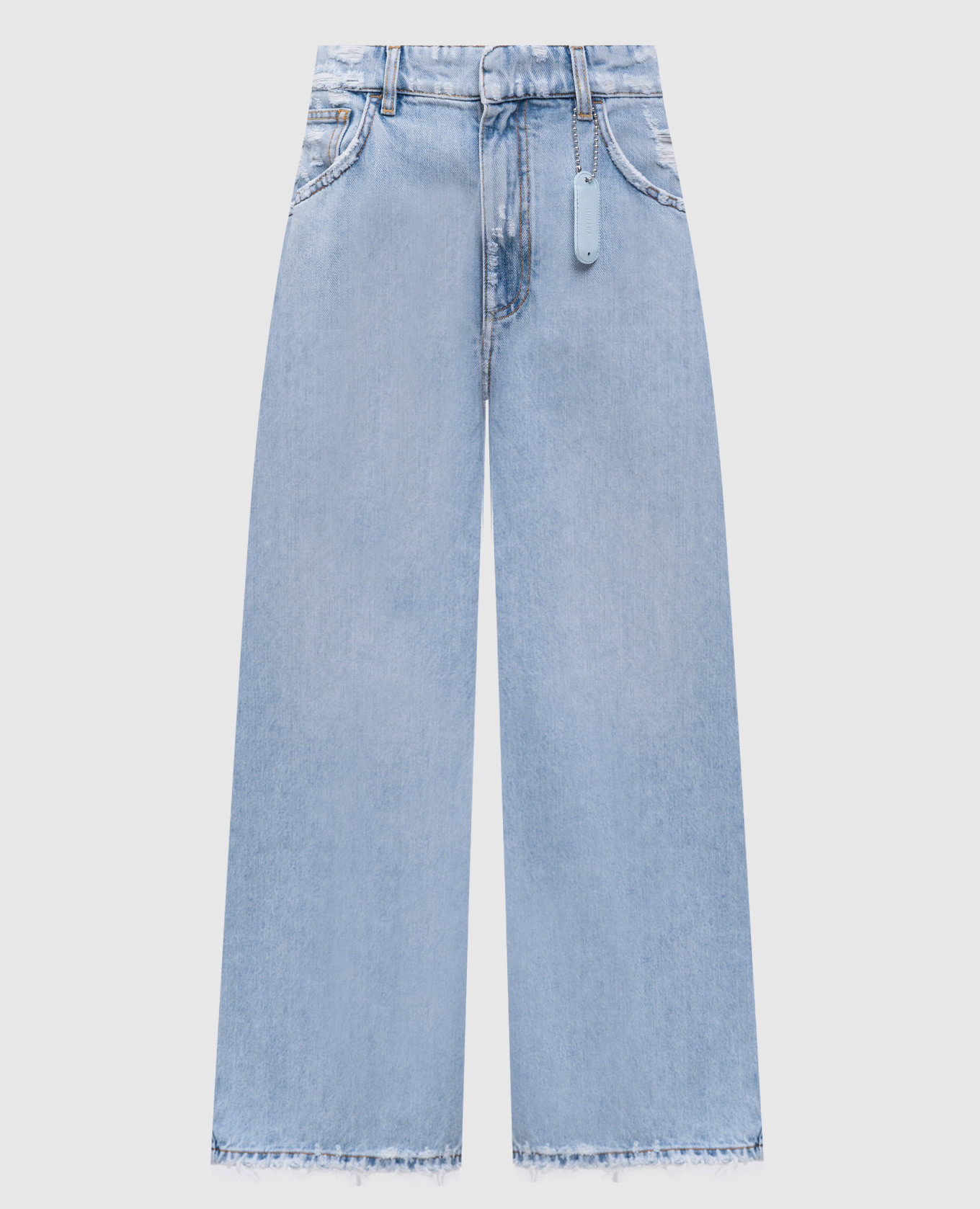 

Blue flared jeans with holes SSHEENA, Light blue