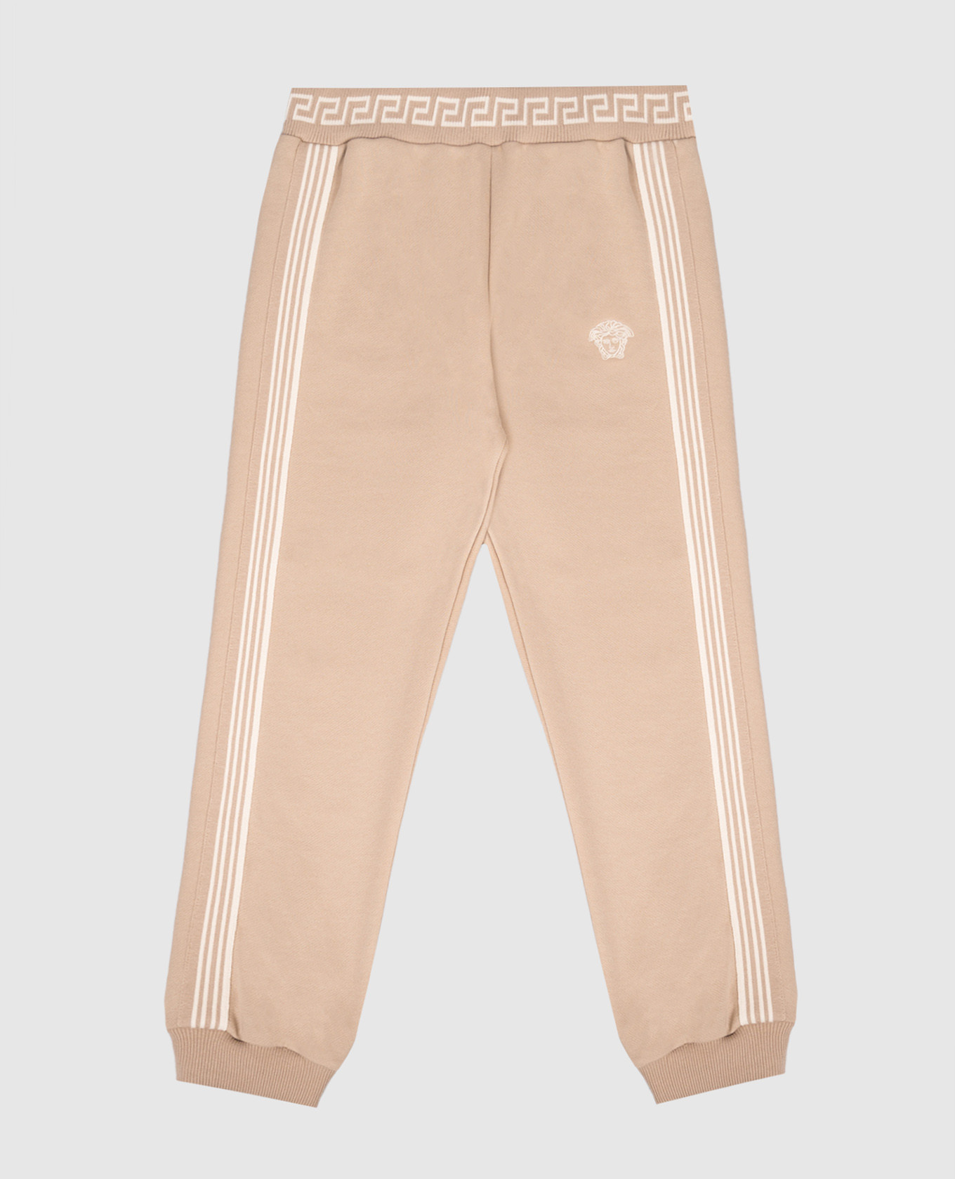 

Greca children's beige joggers Versace
