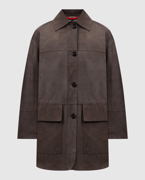 Max & Co Brown leather jacket RUM RUM