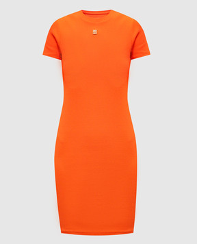 Givenchy Orange dress with 4G emblem BW22CM3YQS