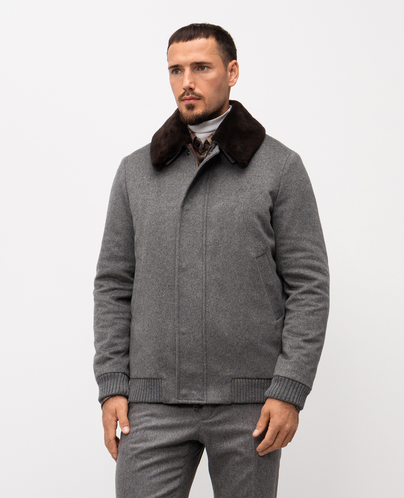

Gray cashmere jacket Cashmere&Whiskey, Grey