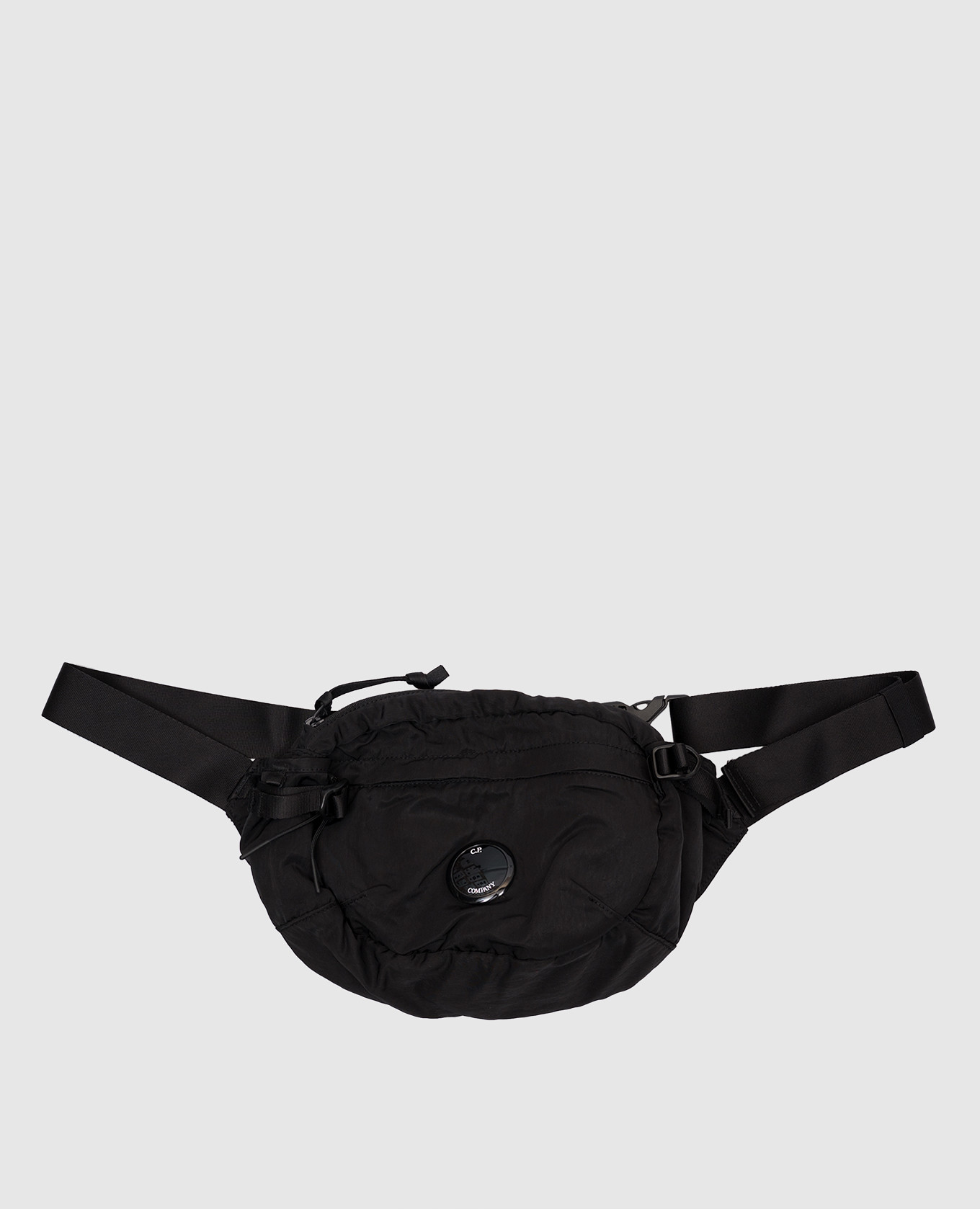 

Black waist bag with logo patch C.P. Company