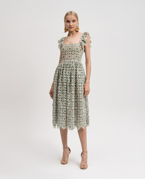 La DoubleJ Beige openwork Agua dress DRE0660JCQ078AGU01