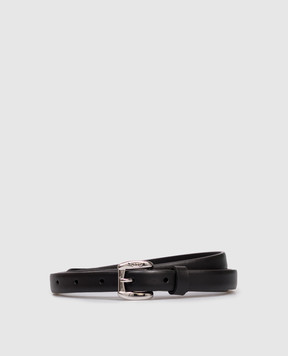 J&M DAVIDSON Bonny black leather belt BBMN0XXSCXX