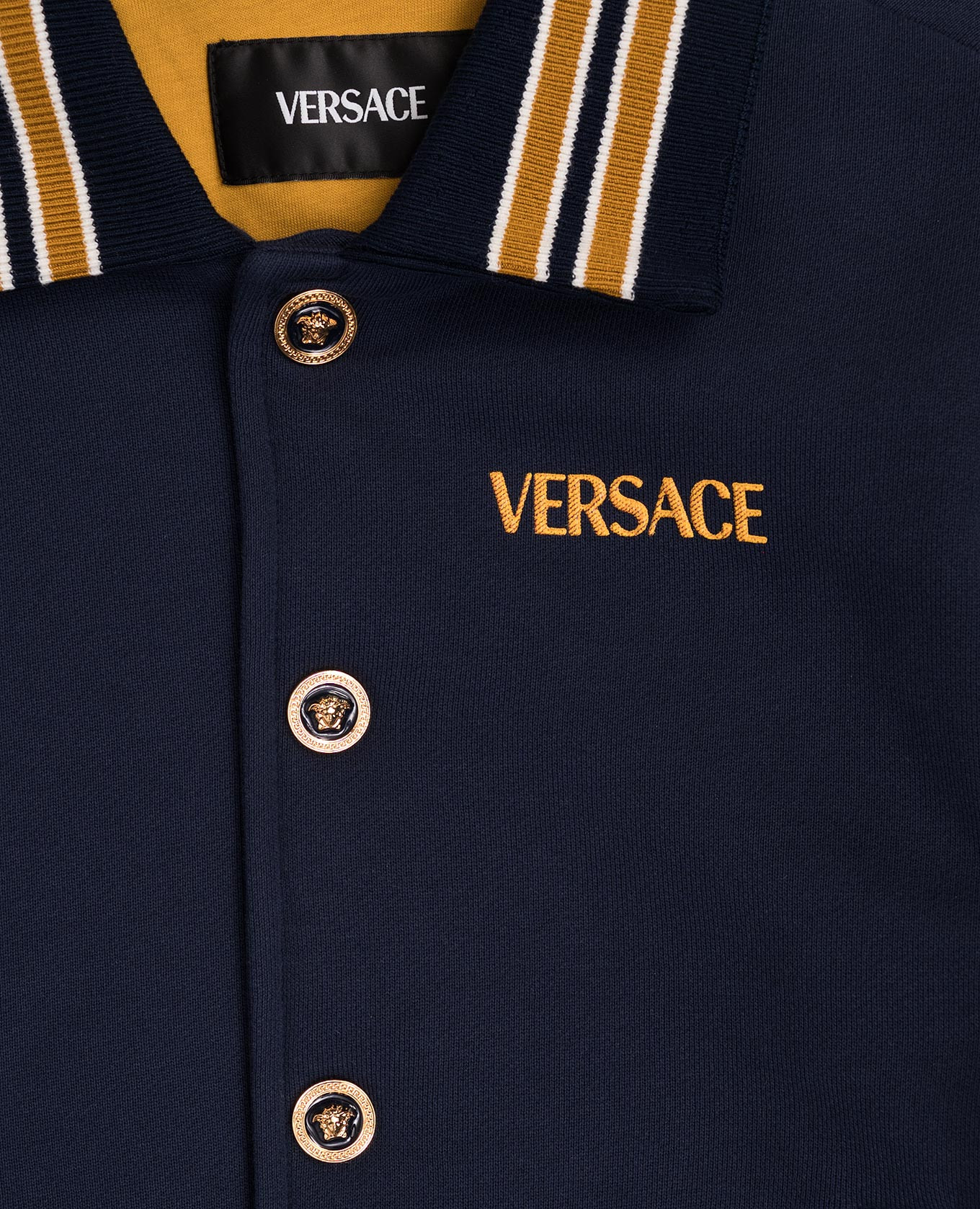 

Children's blue jacket with logo Versace