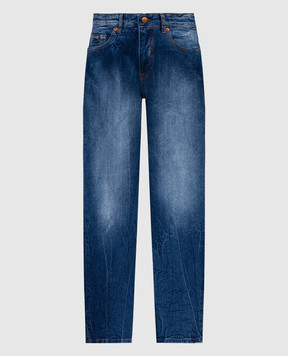 Versace Jeans Couture Blue jeans with logo patch 76HAB5B0DW009M31