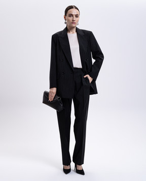 Max Mara Black double-breasted MATTIA wool jacket MATTIA