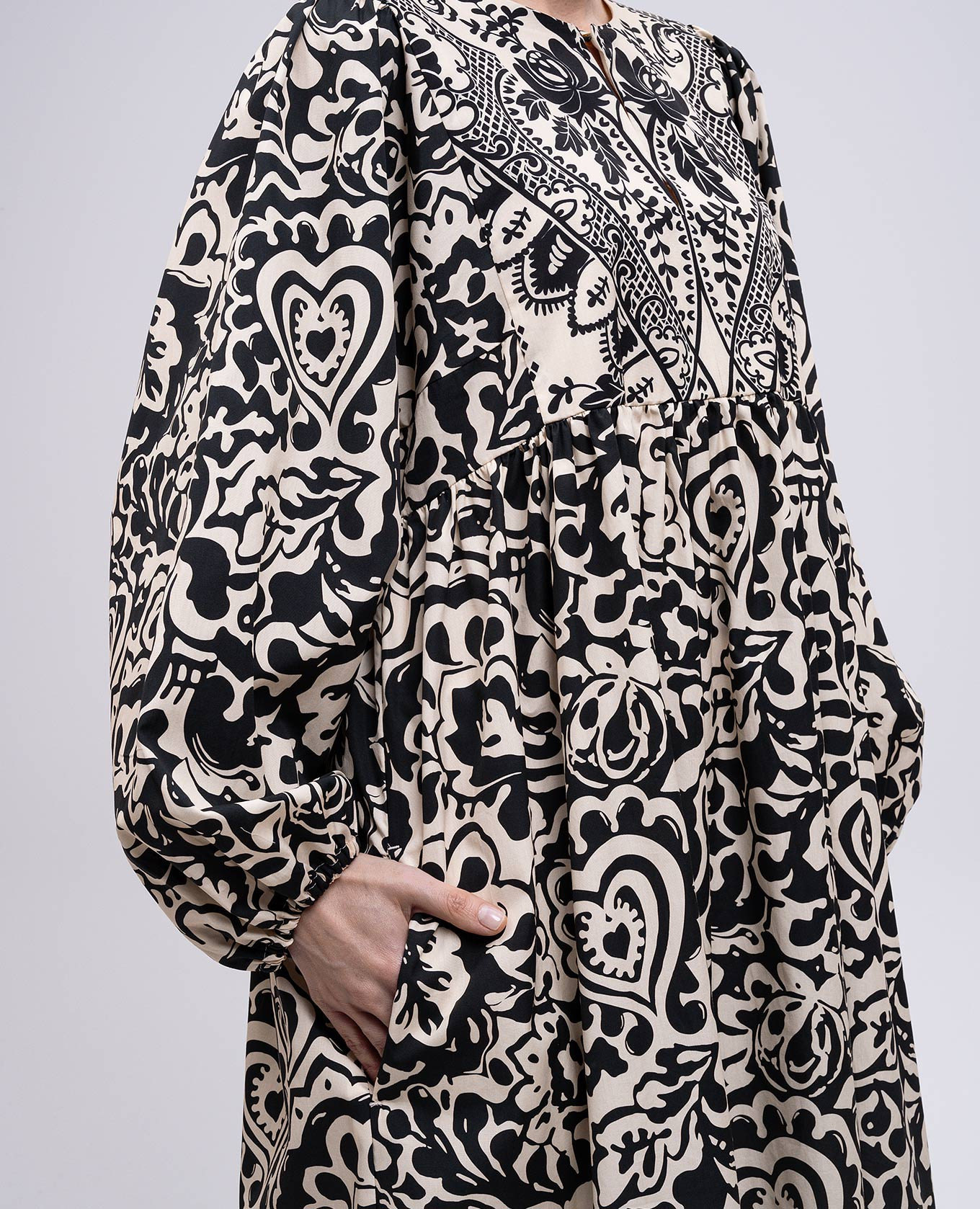 

ANZIO dress in contrasting print Max Mara Weekend, White