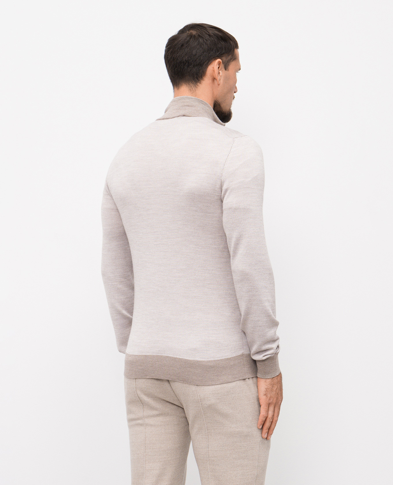 

Beige sweater made of wool, silk and cashmere Doriani Cashmere