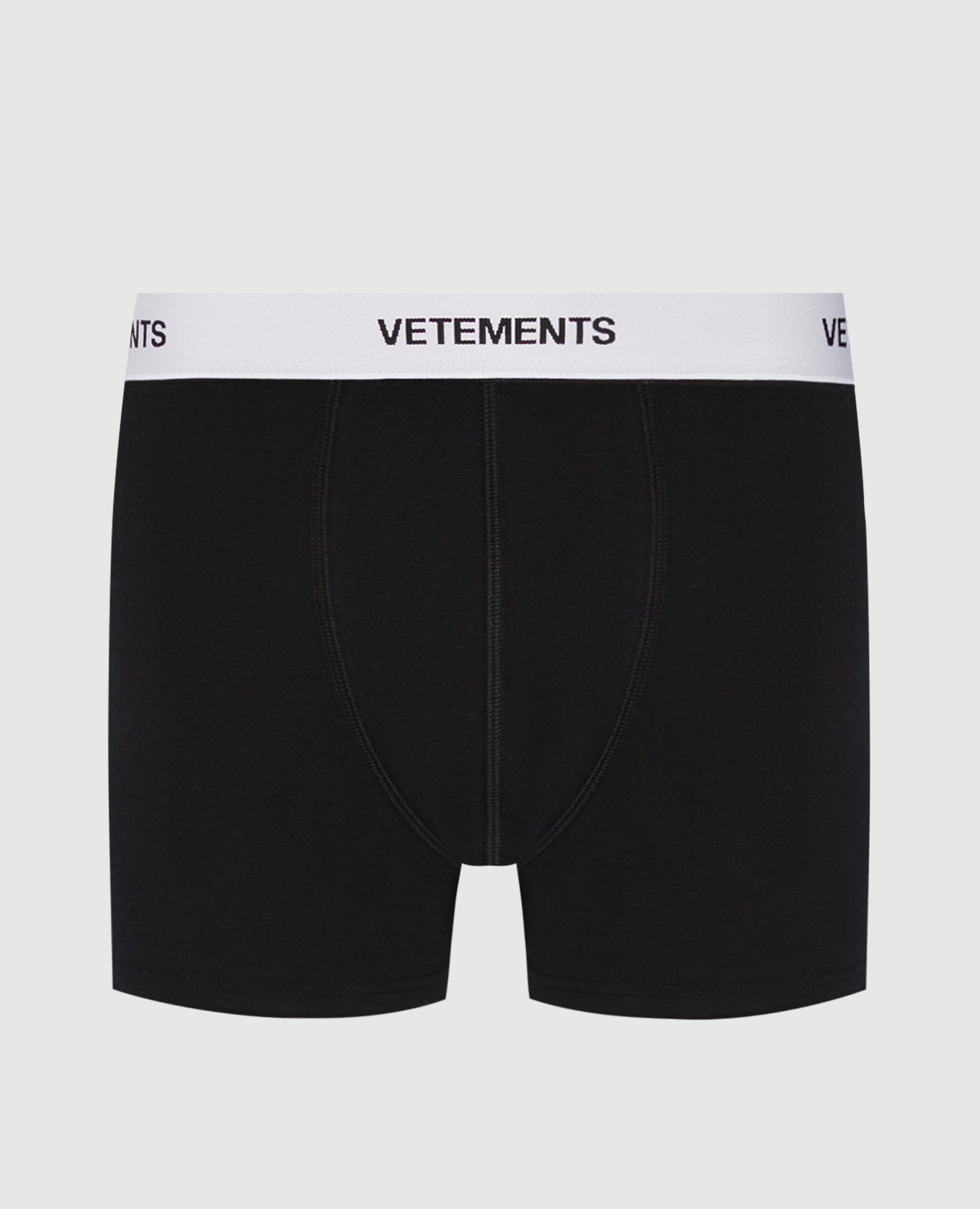 

Black boxer briefs with logo Vetements