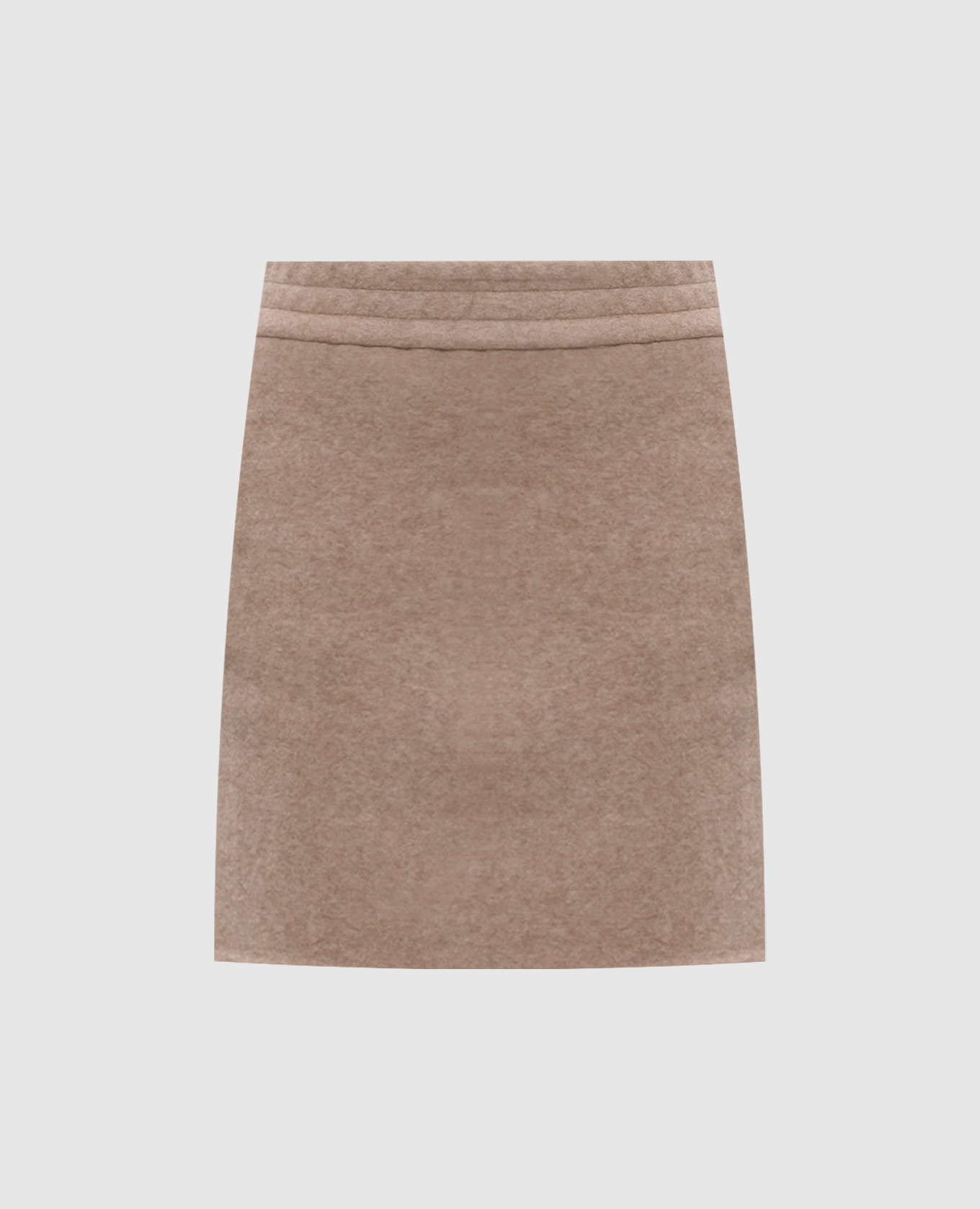 

ONAGRO beige wool and cashmere mini skirt Max Mara, Бежевый