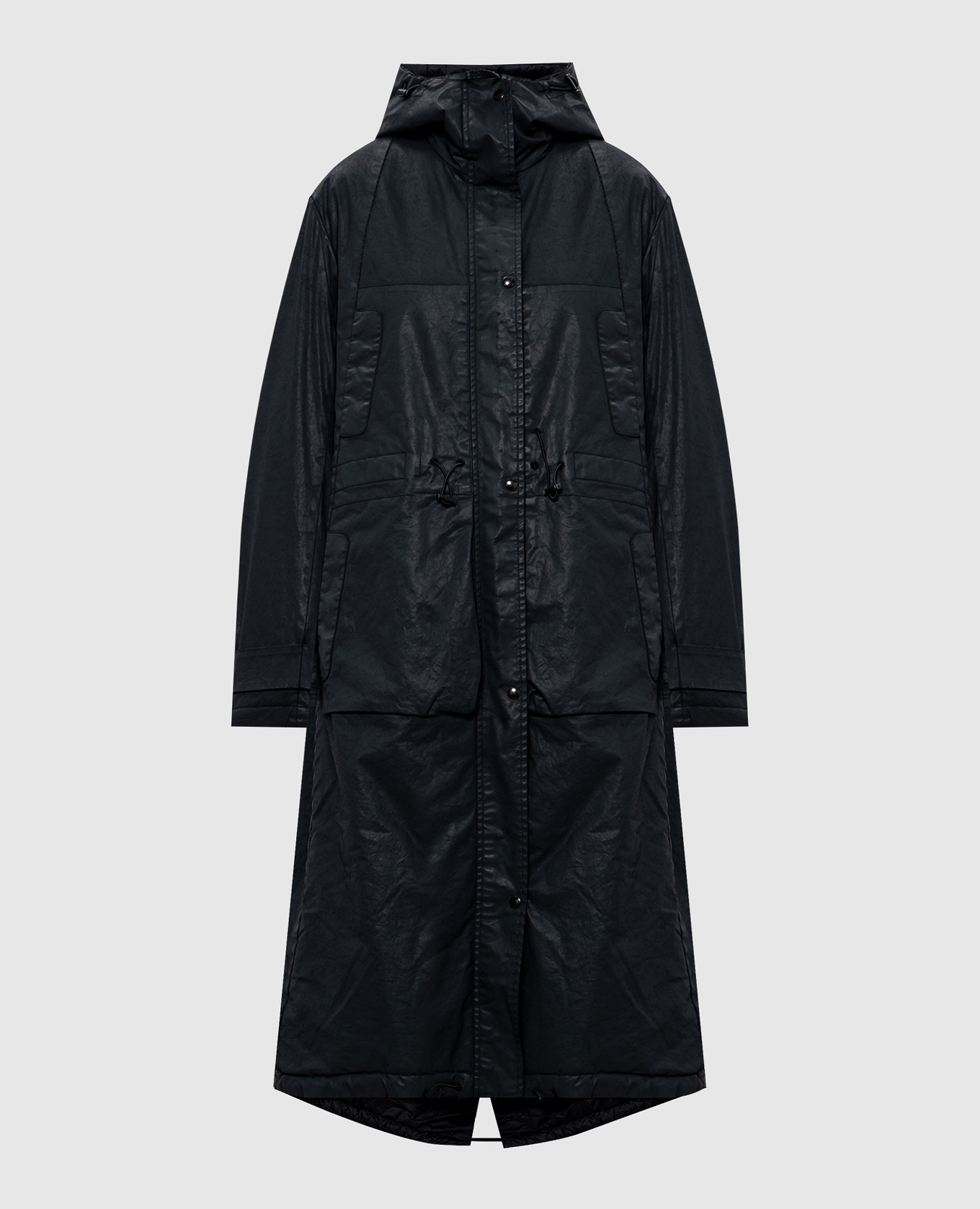 

Black elongated down parka Masnada