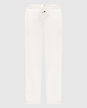 Peserico White corduroy pants R54795T007965