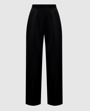Victoria Beckham Black high-rise pants 1425WTR002857J