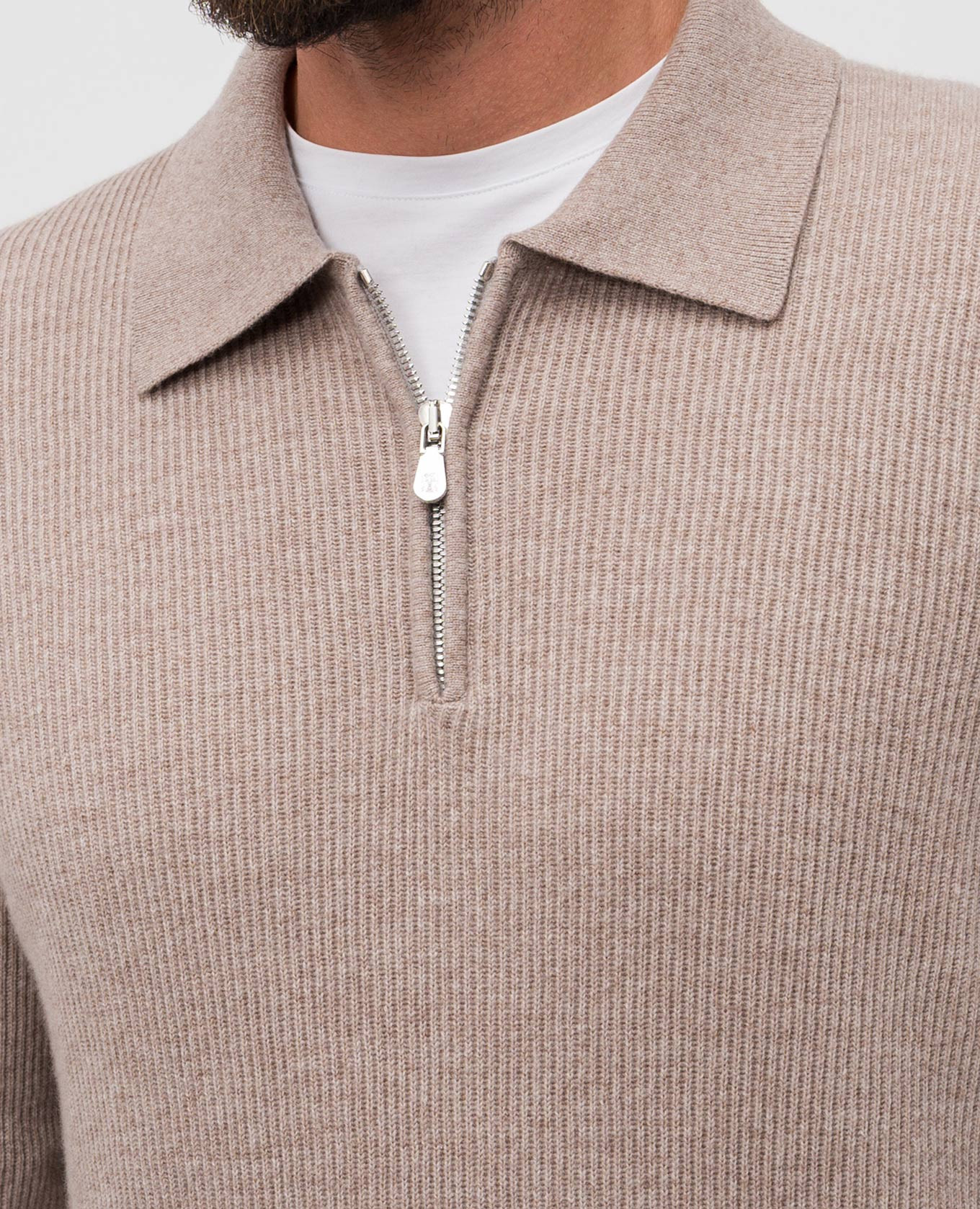 

Beige cashmere sweater Brunello Cucinelli