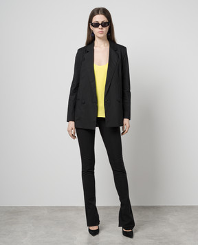 Twinset Black double-breasted jacket 241TF2010