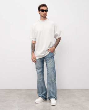 Balenciaga Blue jeans with a worn effect 833433TSW69