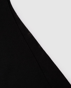 RiminiVeste Black Chiffon Socks WCHIFFON