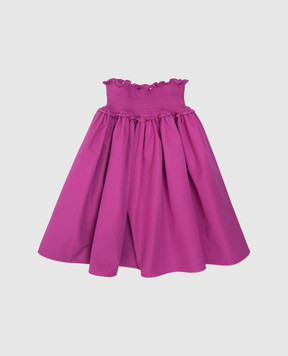 Dolce&Gabbana Children's purple skirt with drapery L55I54FU5V4812+
