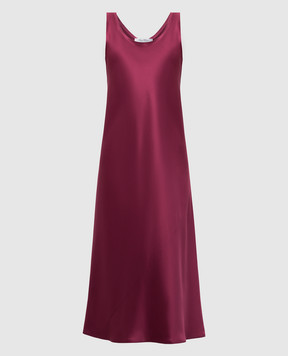 Max Mara Purple silk midi dress BANJO BANJO