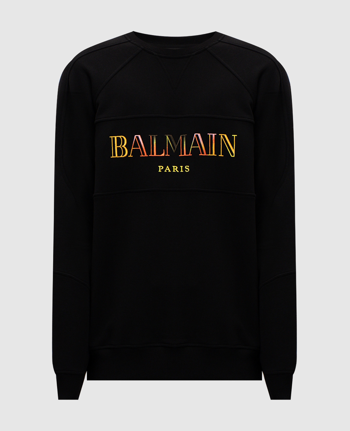 

Black sweatshirt with logo embroidery Balmain