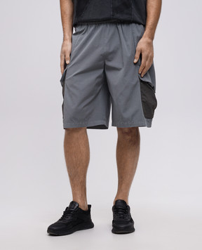 A Cold Wall Grey shorts with logo emblem ACWMB320