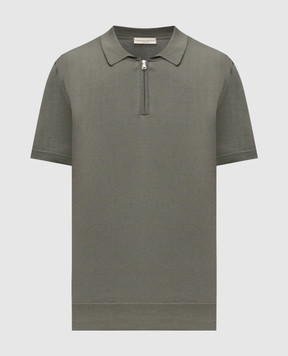 Cashmere&Whiskey Khaki polo shirt MB004Z