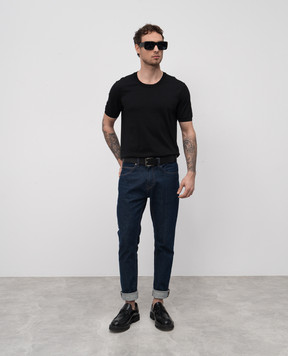 Tom Ford Black T-shirt KCS018YMC024S25