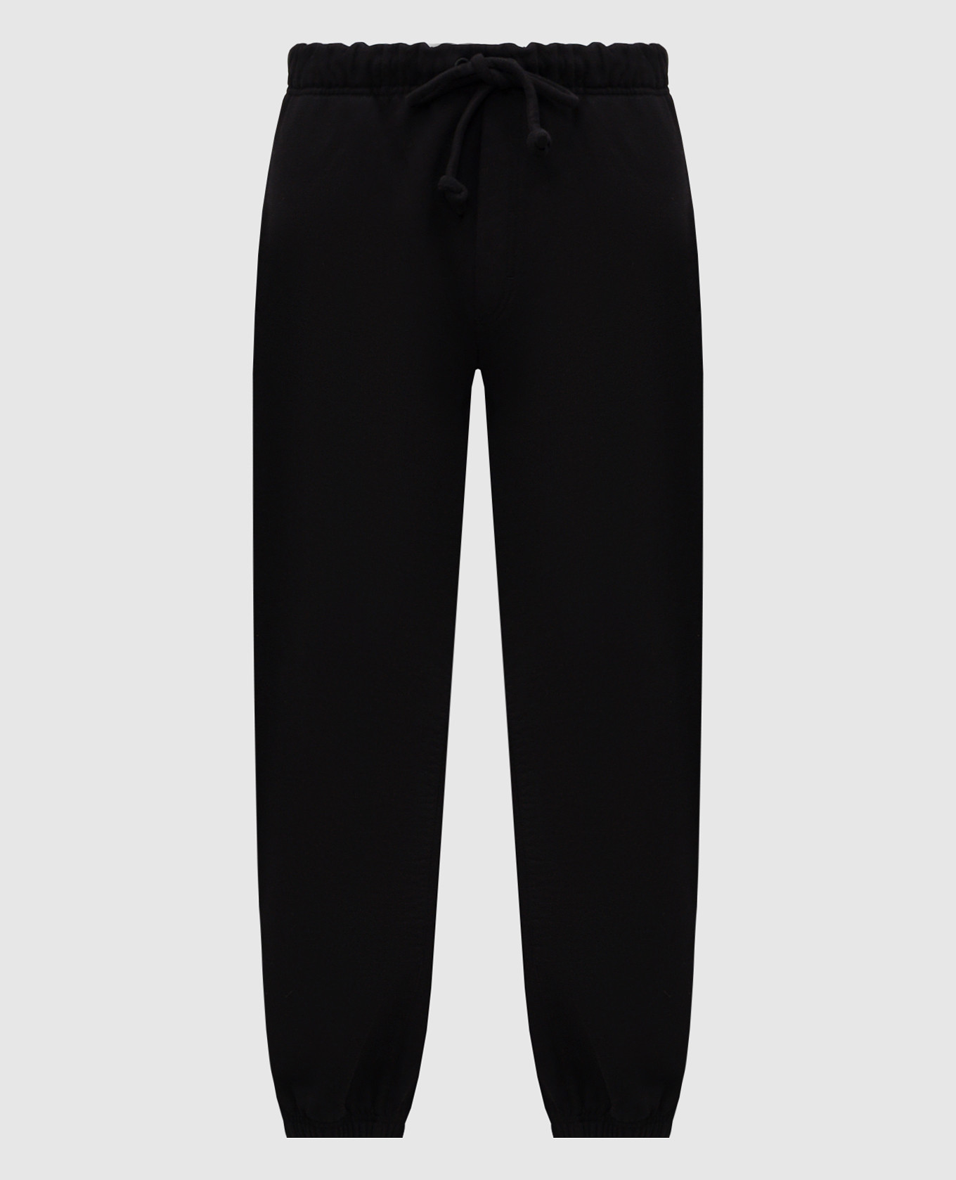 Black insulated joggers with logo Dolce&Gabbana