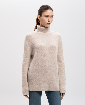 JOSEPH Beige sweater with wool and silk JF008810