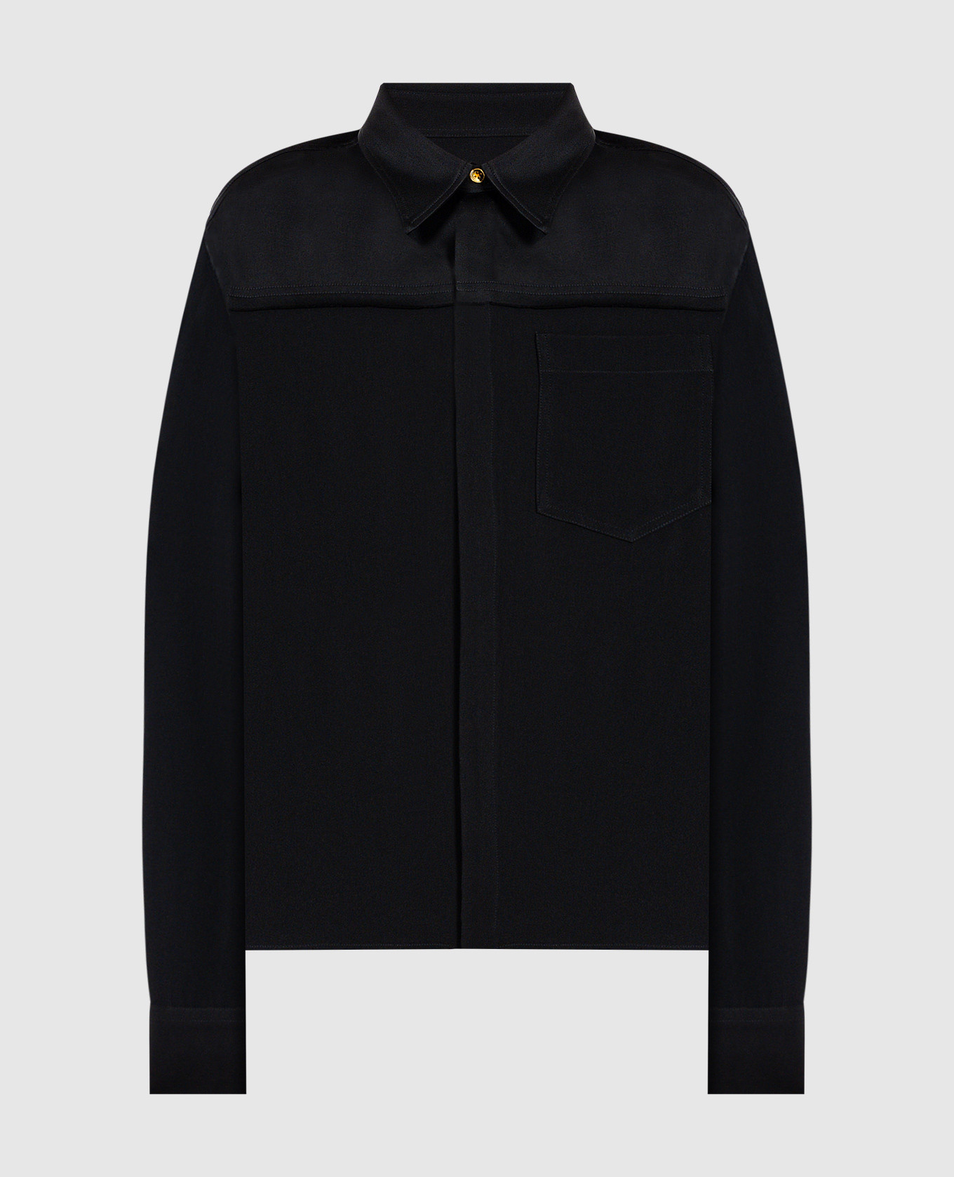 

Black shirt with logo emblem Ami Paris
