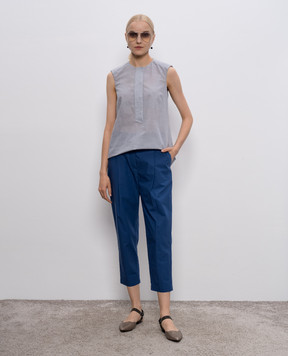 Brunello Cucinelli Blue capris M0F46P1362