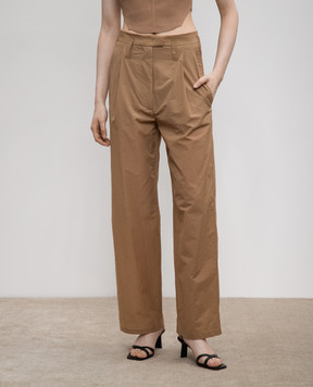 Philosophy di Lorenzo Serafini Brown pants A03092122