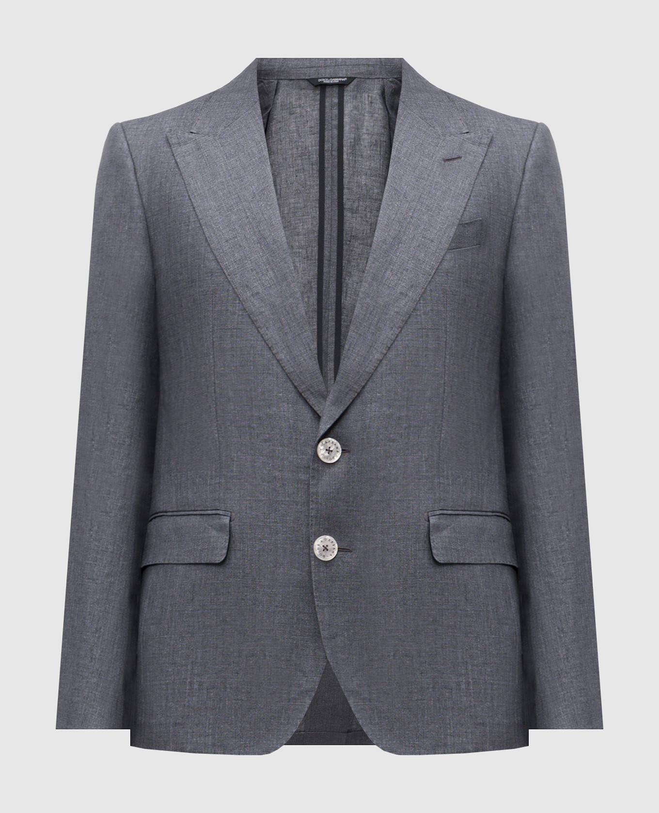 Grey Sicilia linen jacket Dolce&Gabbana