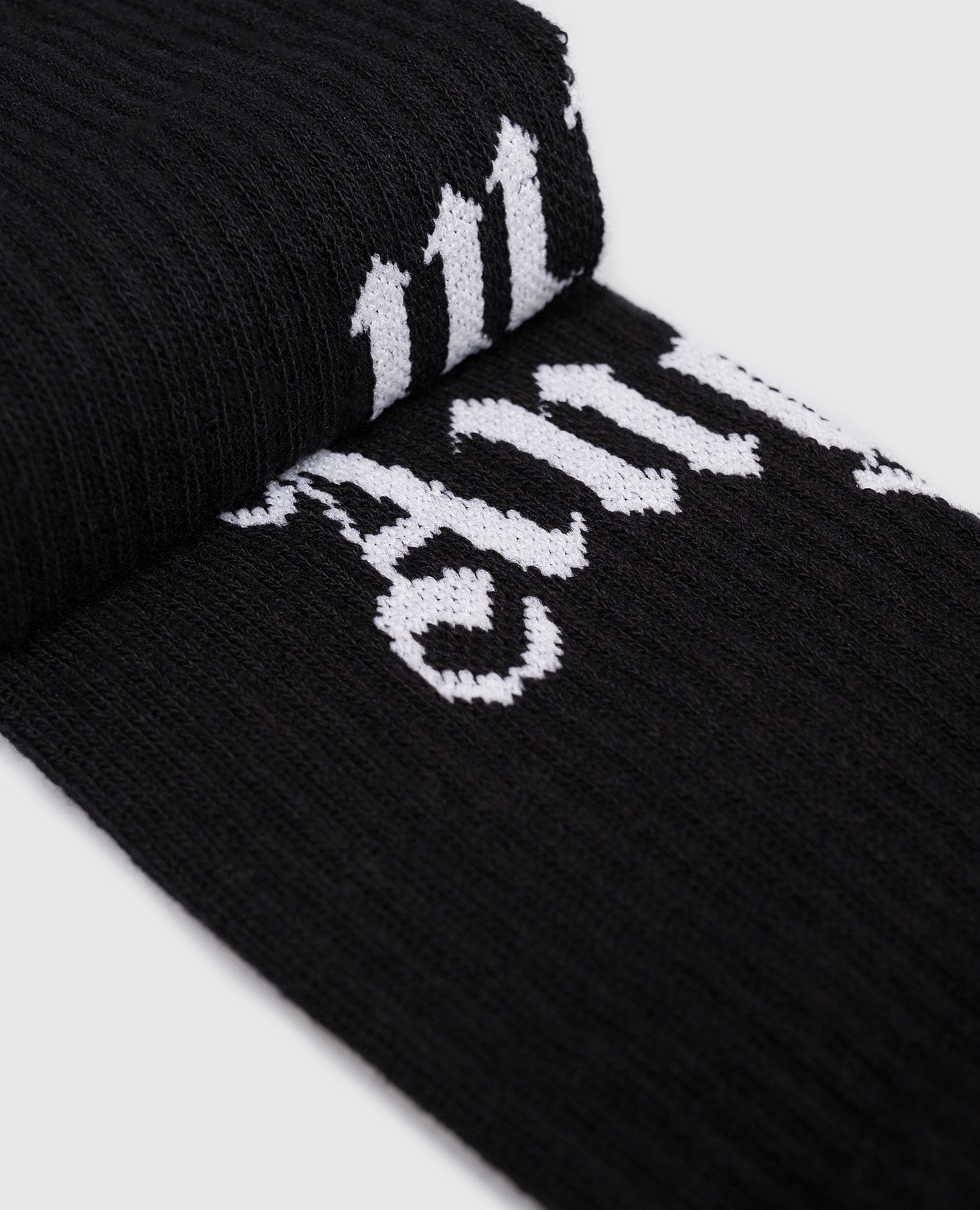 

Black insulated socks with logo Palm Angels
