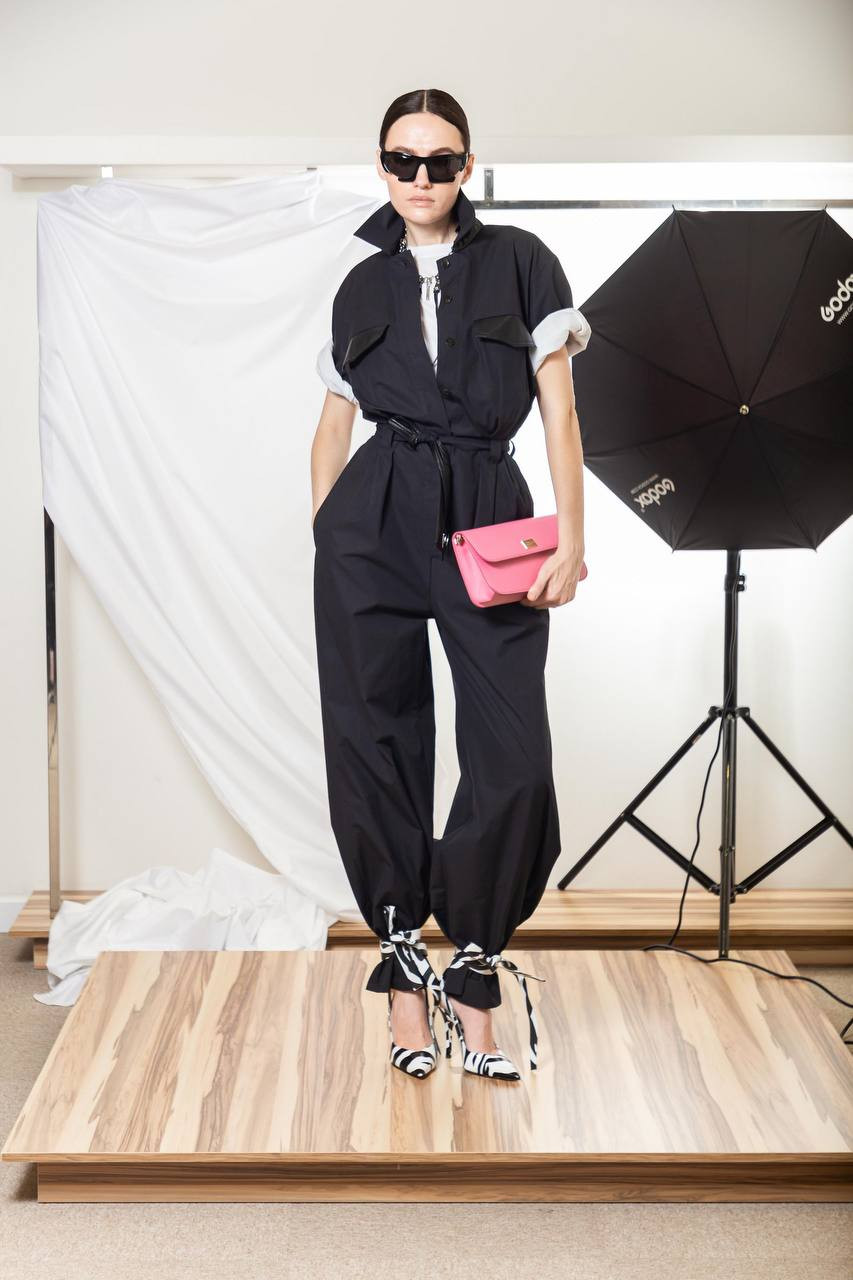 Fabienne black jumpsuit Nanushka 6