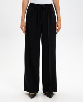 Twinset Black pants with logo 252TP2611