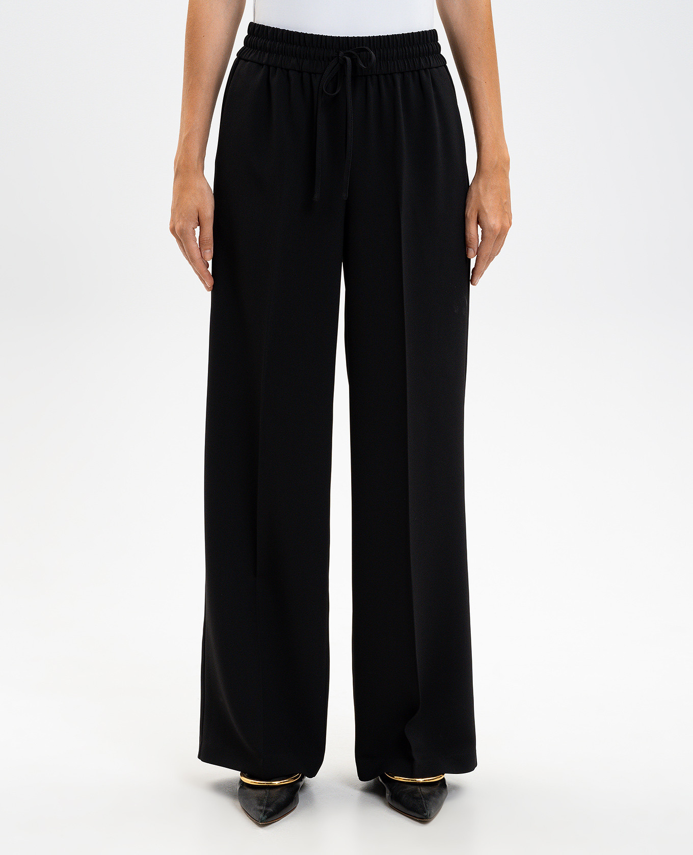 Black pants with logo Twinset 3