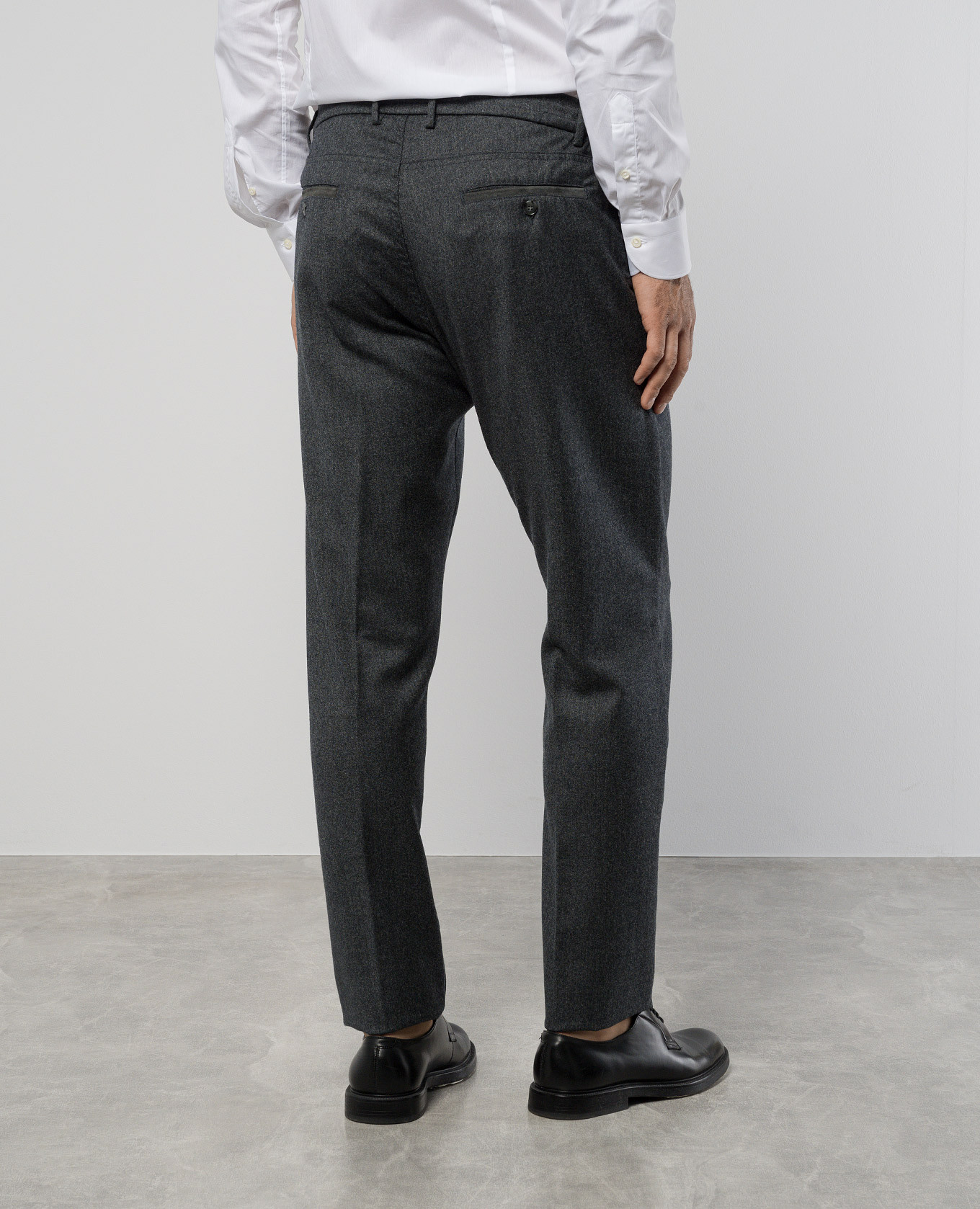 

Gray pants made of wool Canali, Grey