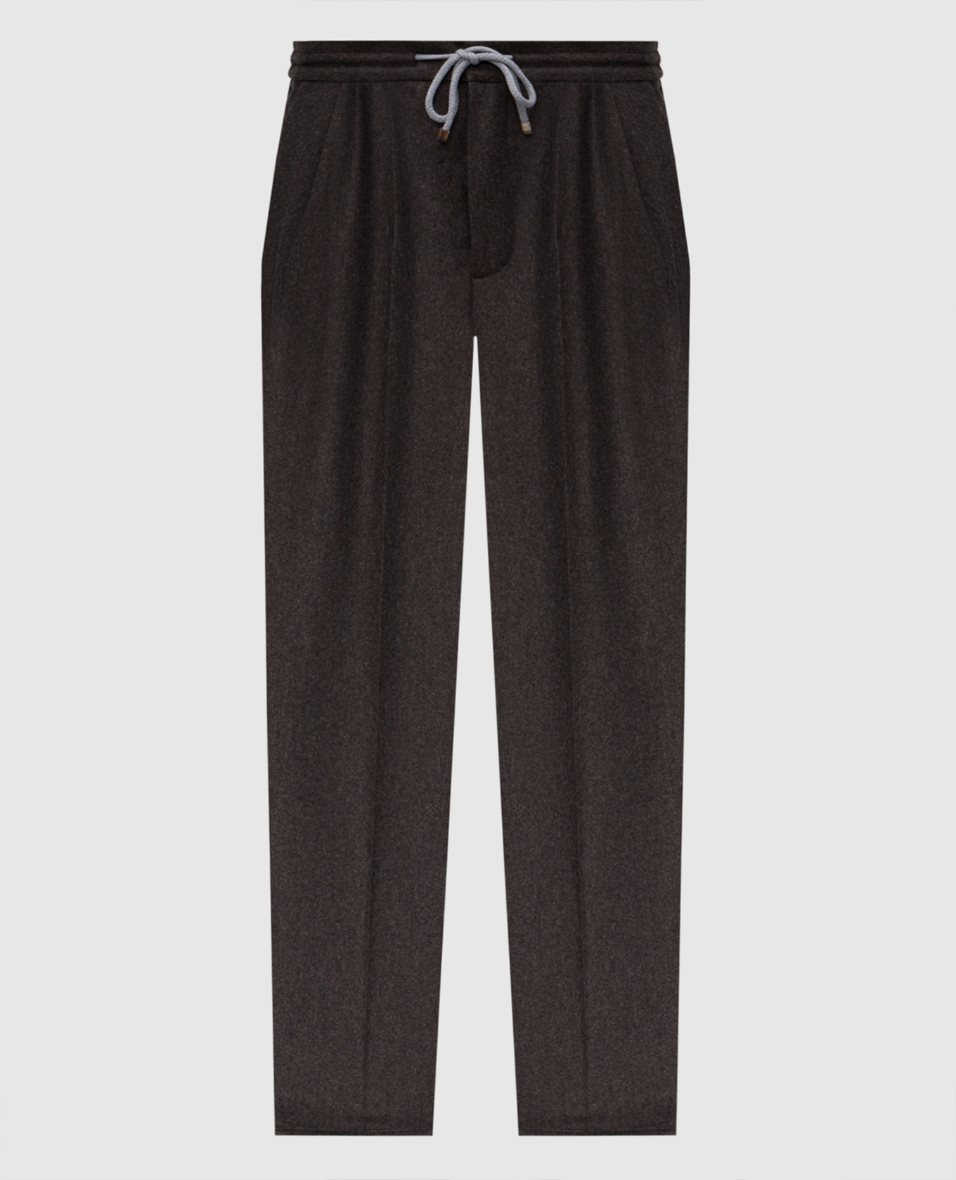 Brown wool pants Brunello Cucinelli