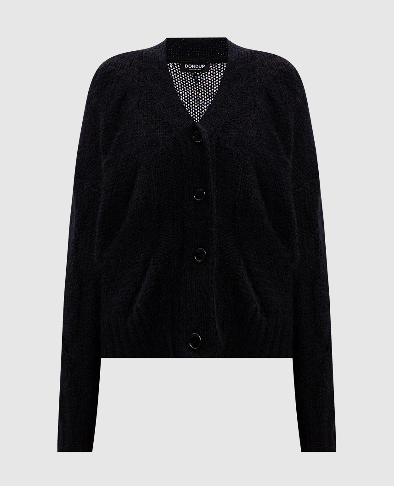 

Black cardigan with wool Dondup
