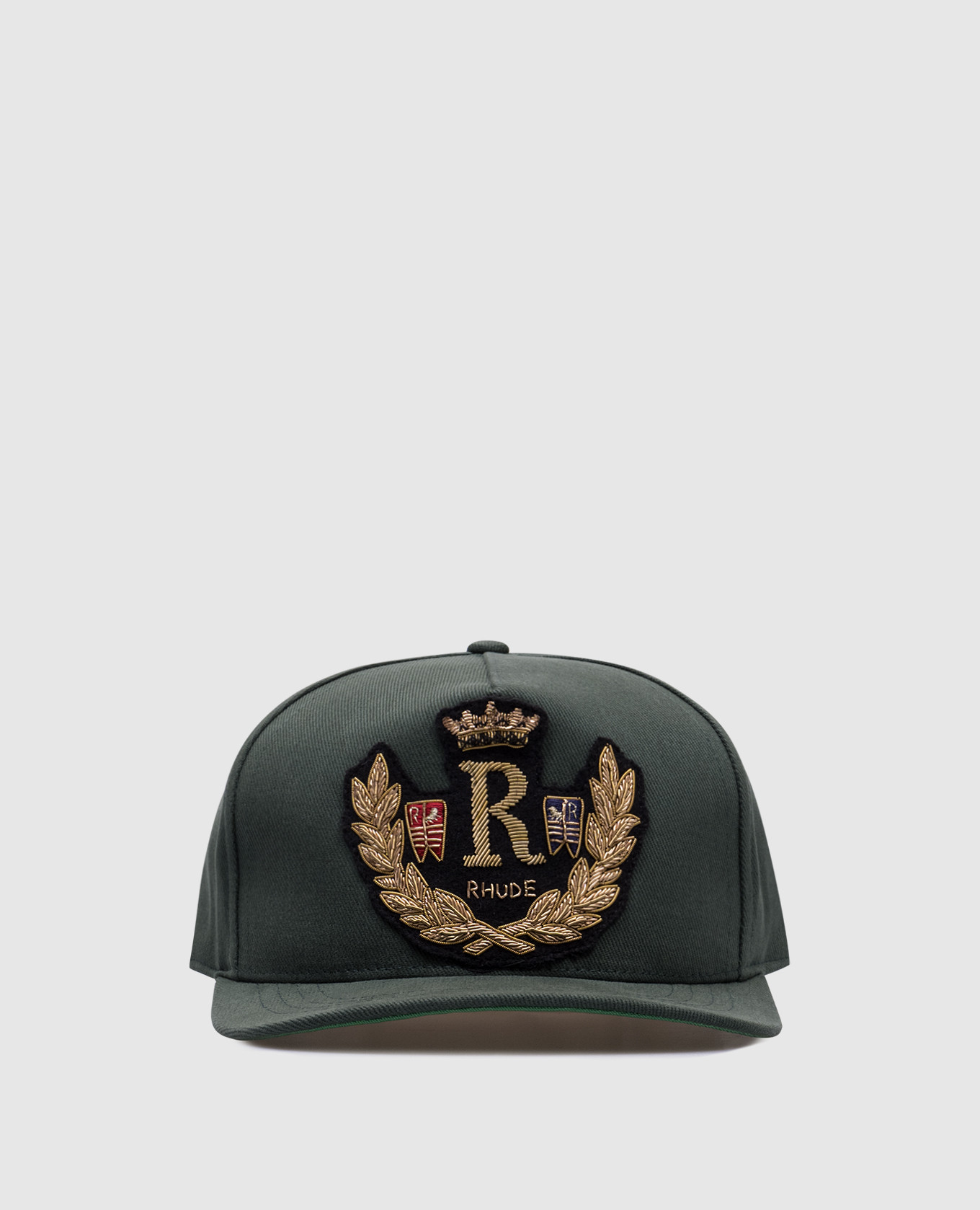 

Green cap with logo patch Rhude