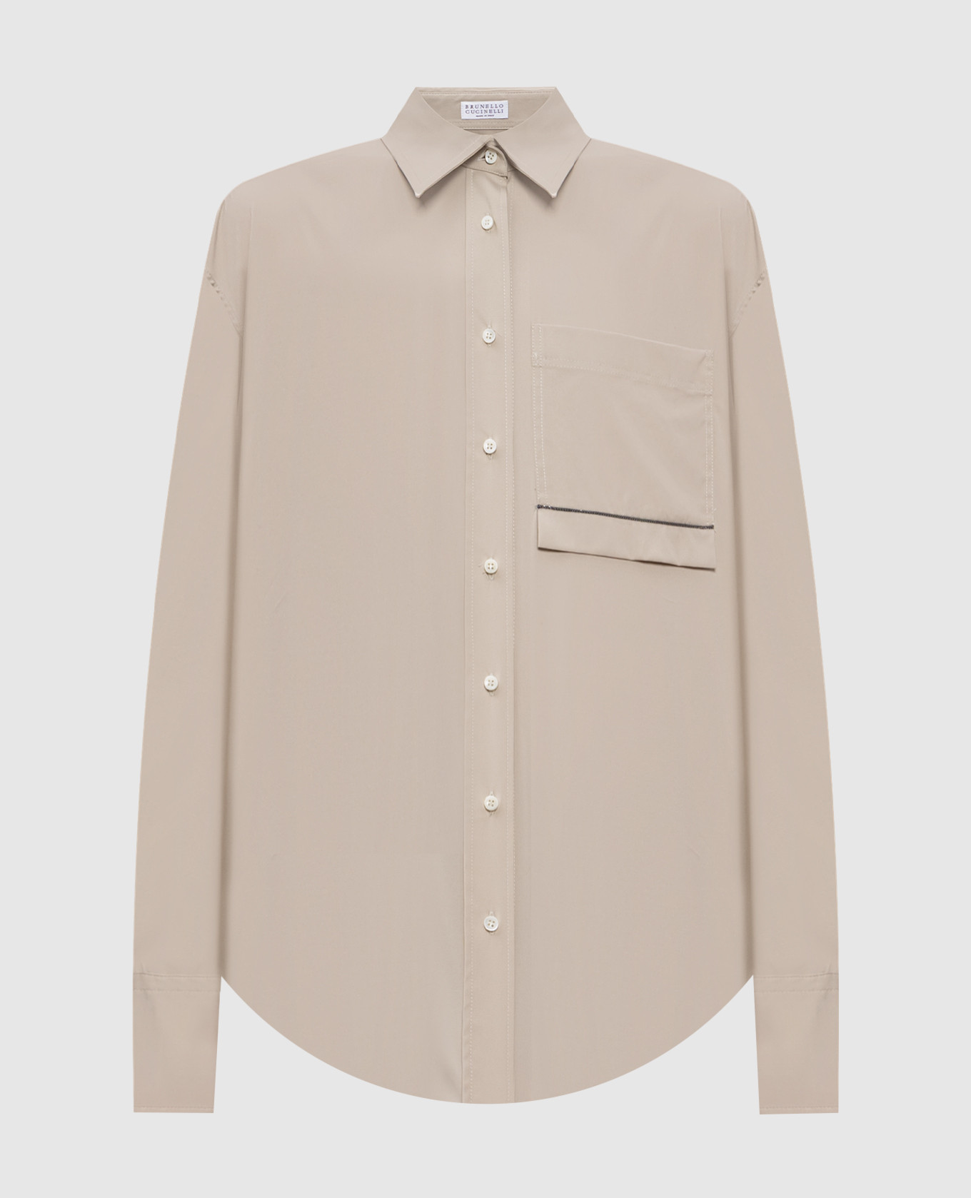 BRUNELLO CUCINELLI ラウントトゥアンクルフツ MZSFG2510P C8767 Brunello Cucinelli logo-patch Hoodie | White | FARFETCH