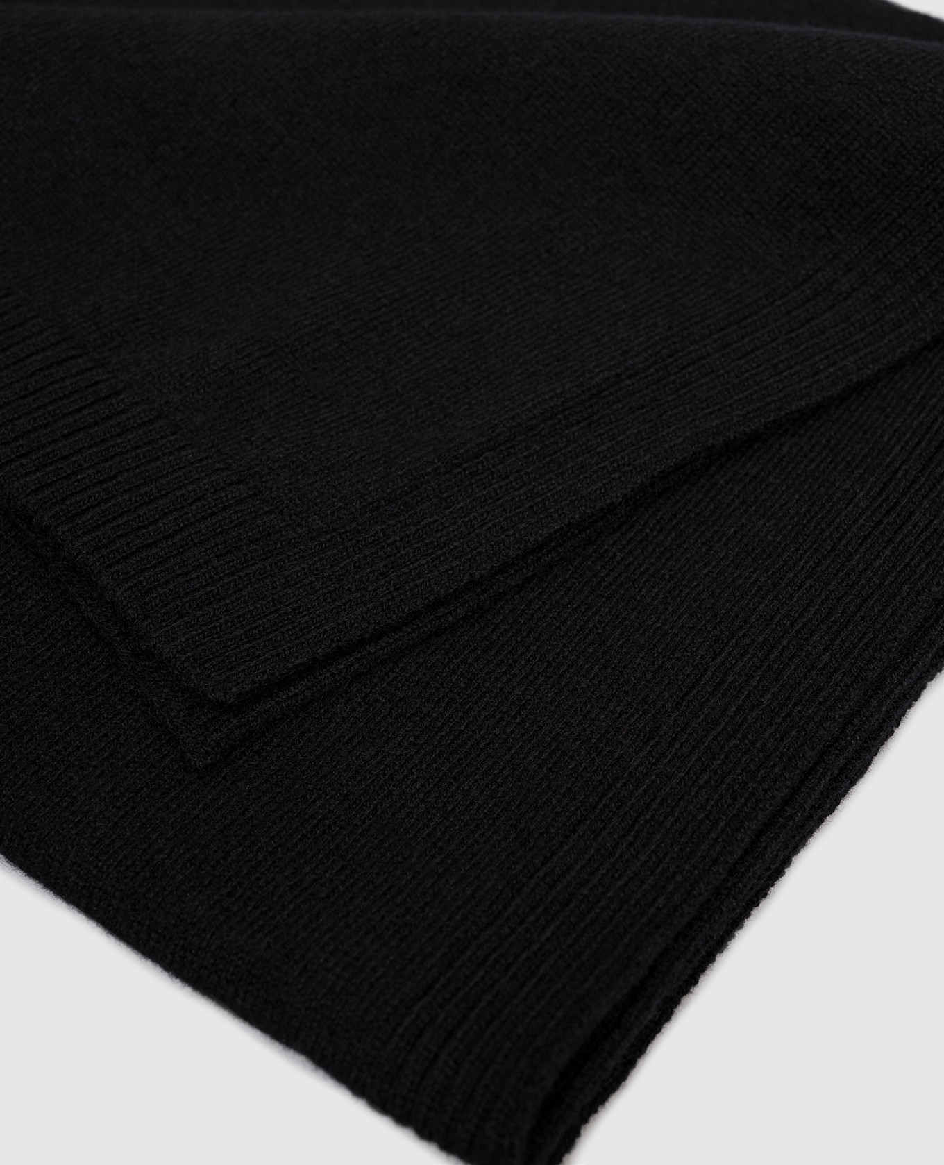 Black cashmere scarf Dolce&Gabbana 3