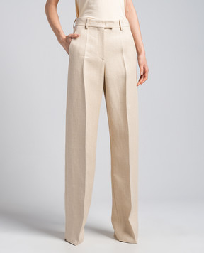 Valentino Beige linen pants 4B0RB5D06D2