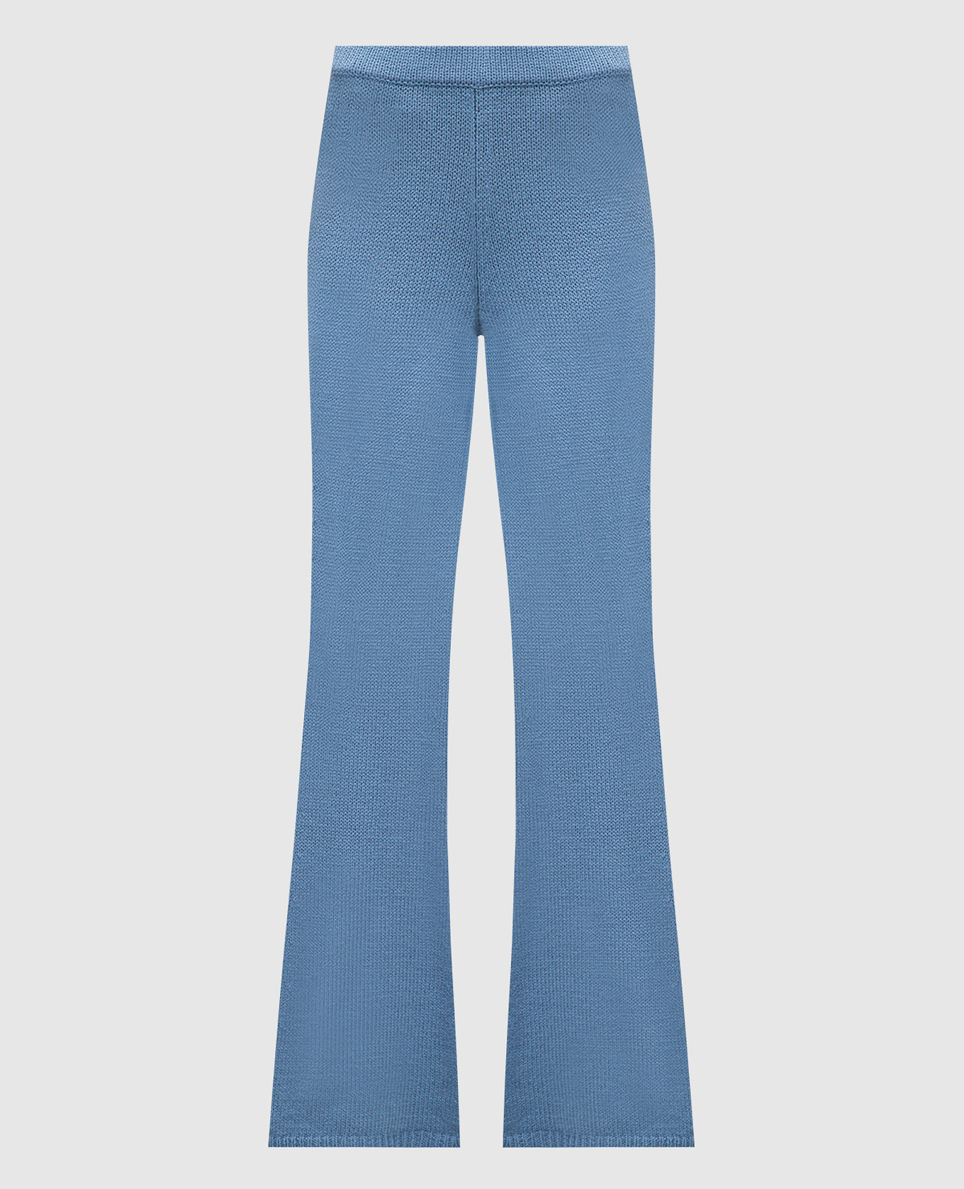 

Ornston blue cashmere flared pants Gabriela Hearst